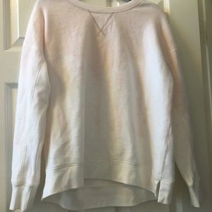 American Eagle Light Pink & White Ombre Sweater